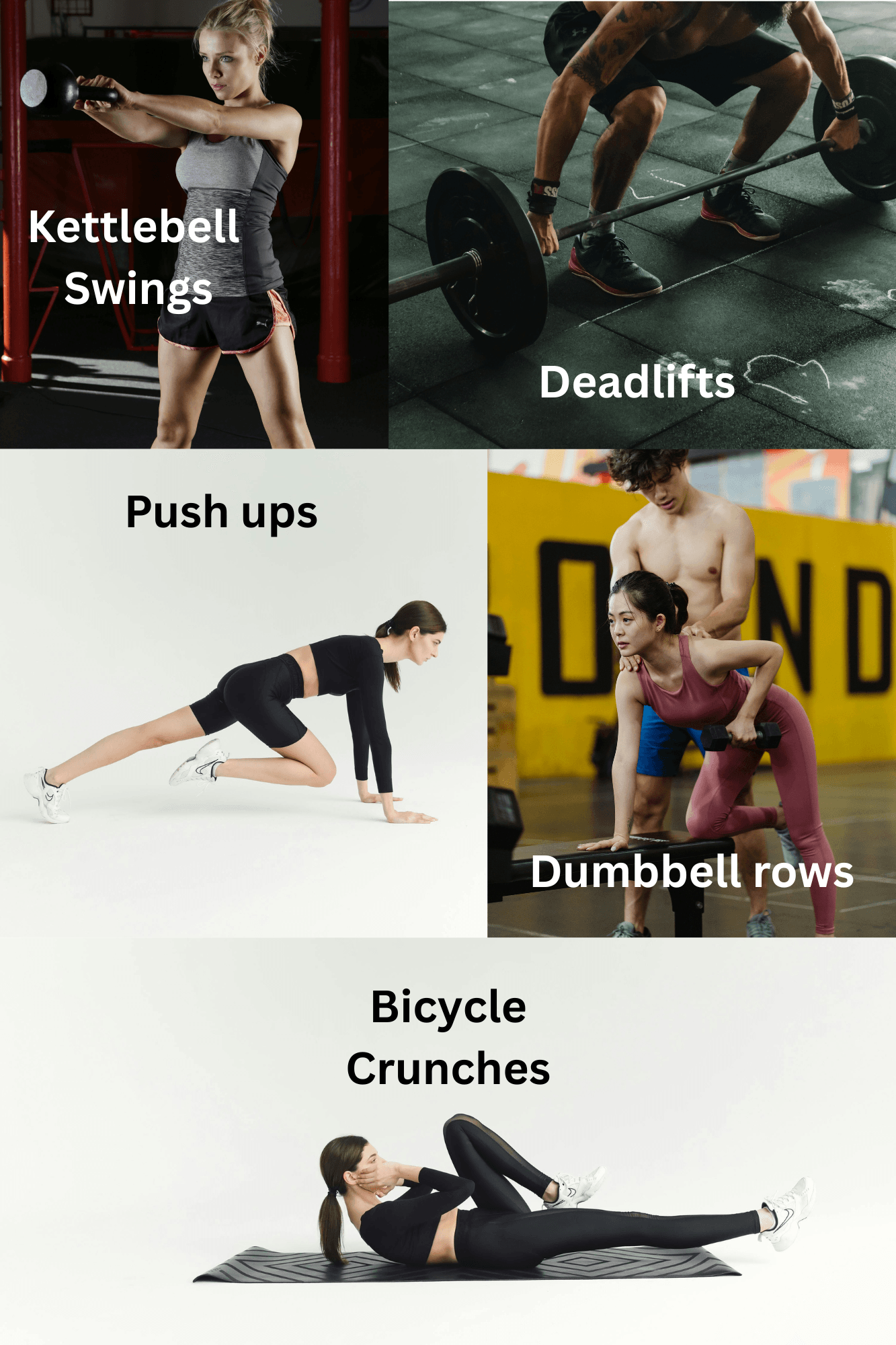 Day 4 workout routine from a fat loss workout plan.