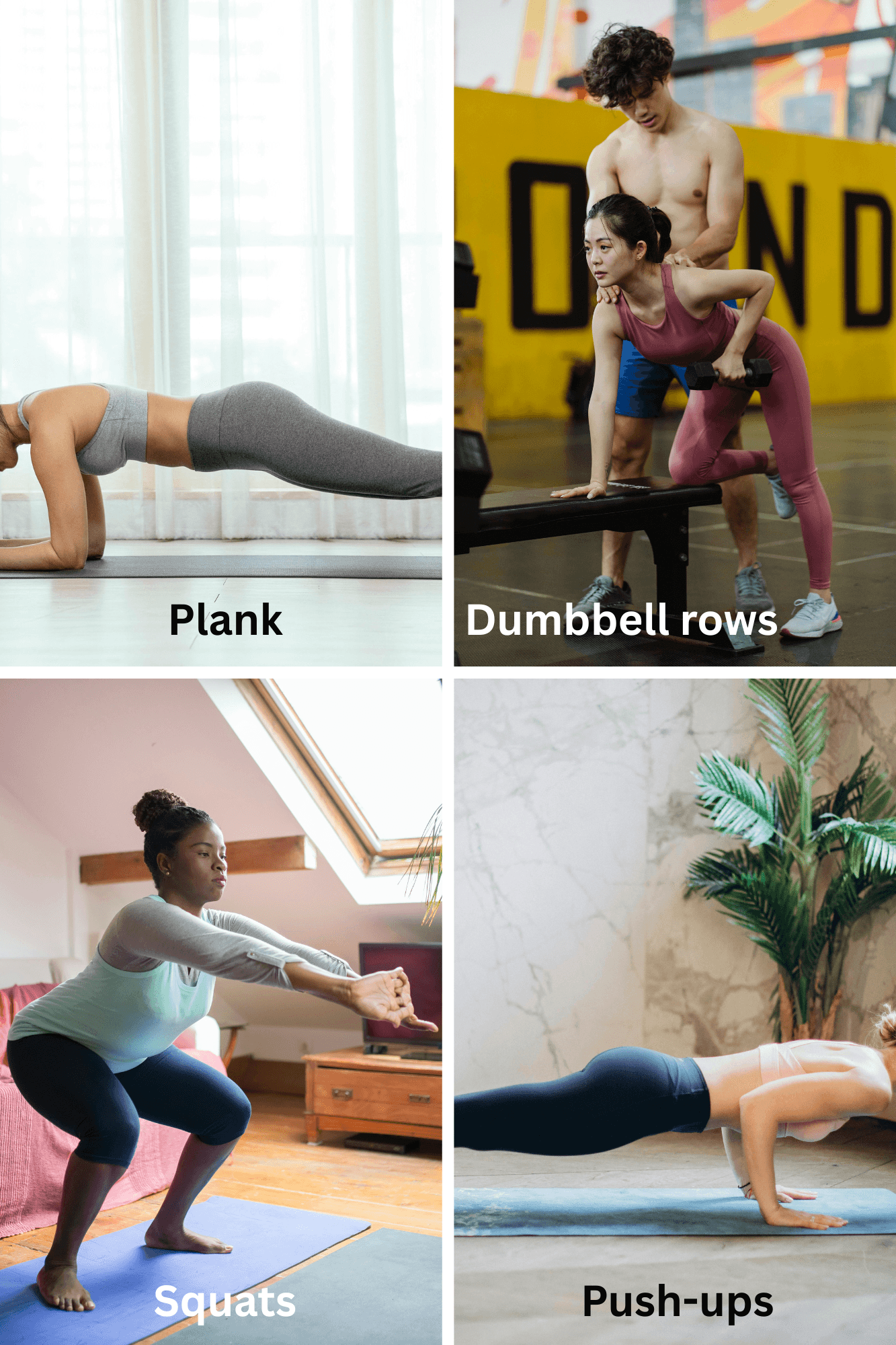 Strength training for women: full-body workout