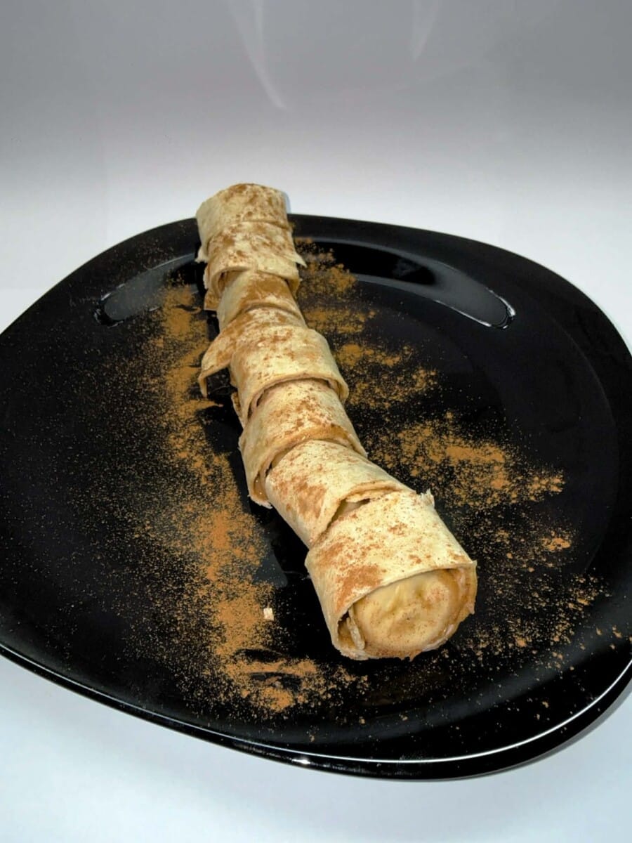 Banana almond butter wraps – quick and easy healthy snack recipe for busy days